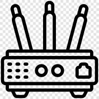 router table, router ip address, router interface, router ip address range icon svg