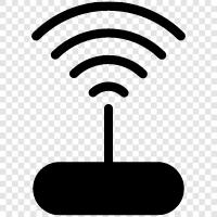 routers, signals, networks, security icon svg