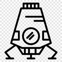 rover, robotic, space, exploration icon svg