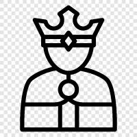 Roy, Prince, Ruler, Monarch icon svg