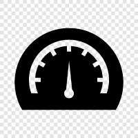 rpm, speedometer, car, auto icon svg