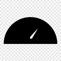 RPM, speedometer, gauge, speed icon svg