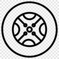 rubber, tire replacement, tire repair, tire dealer icon svg