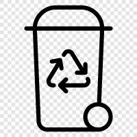 rubbish, garbage, recycle, dump icon svg