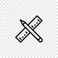 ruler, drafting, drafting tools, drafting supplies icon svg