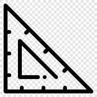 rulers, drafting, construction, drafting triangle icon svg