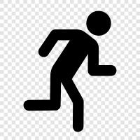 running, jogging, running shoes, running path icon svg