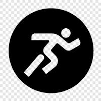 running, jumping, sprinting, throwing icon svg