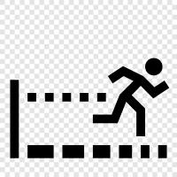 running, running long, running fast, running races icon svg