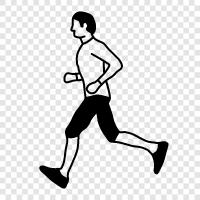 running, running shoes, running clothes, running accessories icon svg