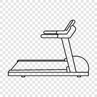 running, cardio, running machine, running on the treadmill icon svg