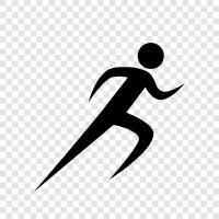 running, running shoes, running coach, running tips icon svg