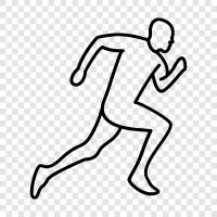 running, running shoes, running routes, running workouts icon svg