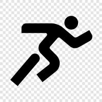 running, sprinting, track, Athletics icon svg