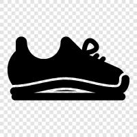 running, running shoes, running sneakers, running clothes icon svg