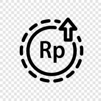 rupiah Indonesia, Indonesia currency, Indonesia currency rate, Indonesia currency exchange icon svg