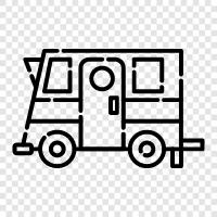 campervan, camping, travel, vacation icon svg