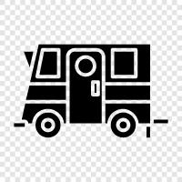 RVing, Camping, Camper, Recreational Vehicle icon svg