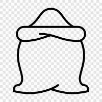 sack of potatoes, sack of rice, sack of flour, sack of sugar icon svg