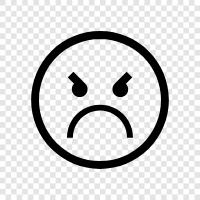 Sad Emoticon, Annoyed Emoticon, Disappointed Em, Angry Emoticon icon svg