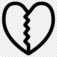 Sad, Heartbreak, Loss, Pain icon svg