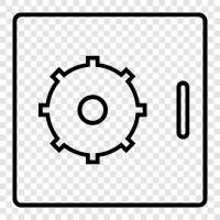 safe, security, lock, burglary icon svg