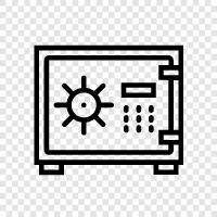 safe, security, lock, box icon svg