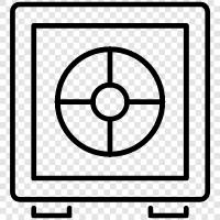 safe, security, safe deposit box, security deposit box icon svg