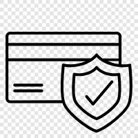 Safe online payment, Safe and secure payment, Safe card payment icon svg