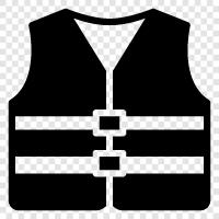 Safety, Lifejacket, Swimming, Safety Gear icon svg