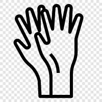 güvenlik eldivenleri, iş eldivenleri, bahçe eldivenleri, hayvan eldivenleri ikon svg