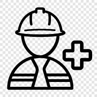 safety, occupational safety and health, health and safety awareness, safety training icon svg