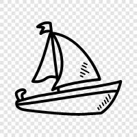 sail, sailing, yacht, cruiser icon svg