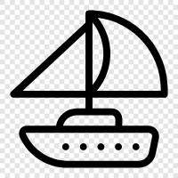 sailboat, cruiser, cruising, sailing icon svg