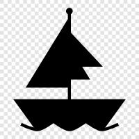 sailboat racing, sailing, cruising, boat icon svg