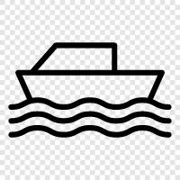 sailboat, yacht, canoe, kayak icon svg