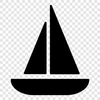 sailing, cruising, boating, yacht icon svg