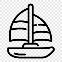 Segeln, Kreuzfahrt, Segelschiff, Yacht symbol