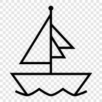 sailing, cruising, sailingboat, yacht icon svg