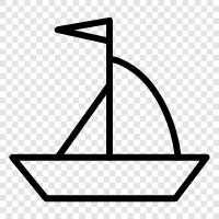 sailing, voyaging, cruising, sailing vessel icon svg