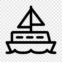 sailing, sailing vessel, cruising, cruising vessel icon svg