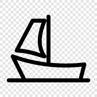 sailing, cruising, sailboat icon svg