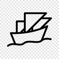 sailing, cruising, boating, yacht Значок svg