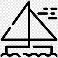 sailing, cruising, boating, boat icon svg