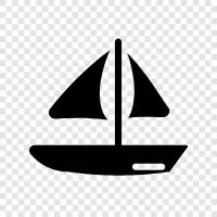 sailing, cruising, sailingboat, yacht icon svg