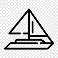 sailing, cruising, sailing yacht, yachting icon svg