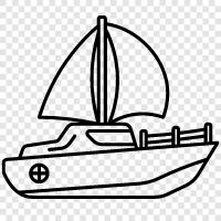 sailing, ship, boat, sailing vessel icon svg