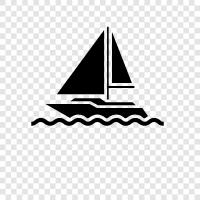 sailing, cruiser, yacht, cruising icon svg