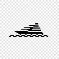 sailing, cruising, ocean, luxury icon svg