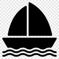 sailing, cruising, sailingboat, yacht icon svg